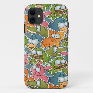 Vintage pattern with cartoon animals Case-Mate iPhone case
