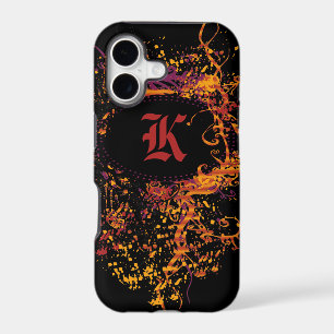 Vintage Pattern with Monogram K