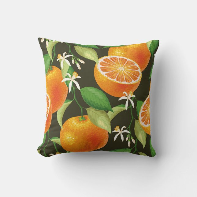 Vintage pattern with orange cushion (Front)