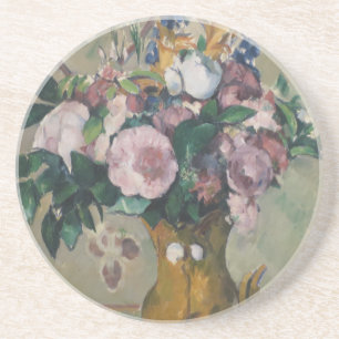 Vintage Paul Cezanne Vase of Flowers Coaster