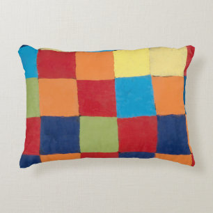 Vintage Paul Klee Qu 1 Colour Chart Squares Art Decorative Cushion