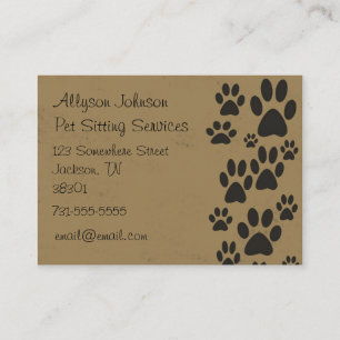 Vintage Paws Business Cards