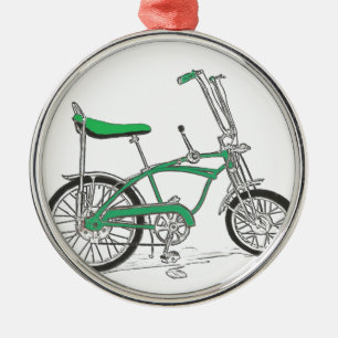 Vintage Pea Picker Green Sting Ray Bike Bicycle Metal Tree Decoration