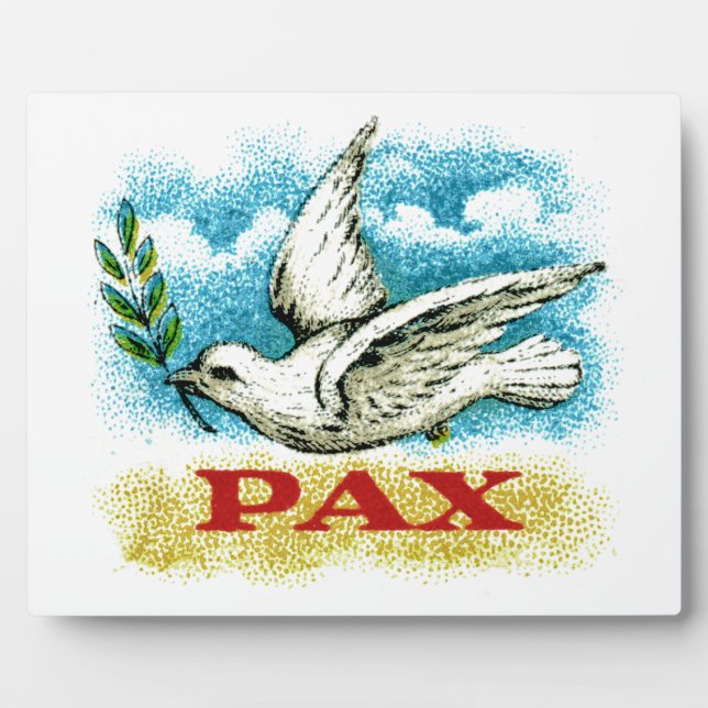 Vintage Peace on Earth Plaque (Front)