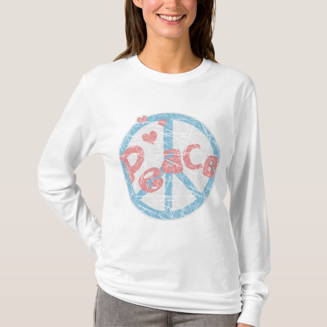 Vintage Peace Sign T-Shirt (Front)