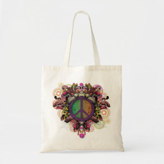 Vintage Peace Tote Bag
