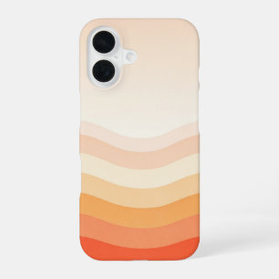 Vintage Peach Horizon iPhone 16 Case