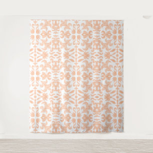 Vintage Peach Pattern Backdrop Tapestry