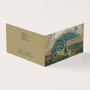 Vintage Peacock - Business Card