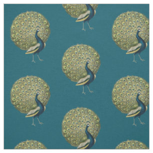 Vintage Peacock Fabric