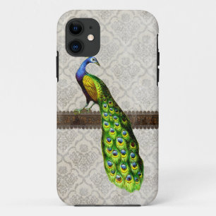Vintage Peacock Illustration iPhone 5 Case