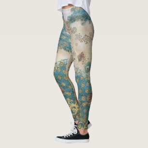 Vintage Peacock - Leggings