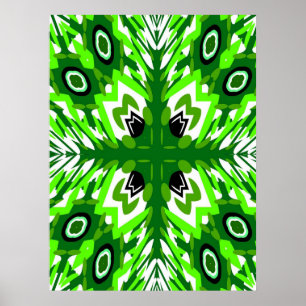 Vintage Peacock Poster