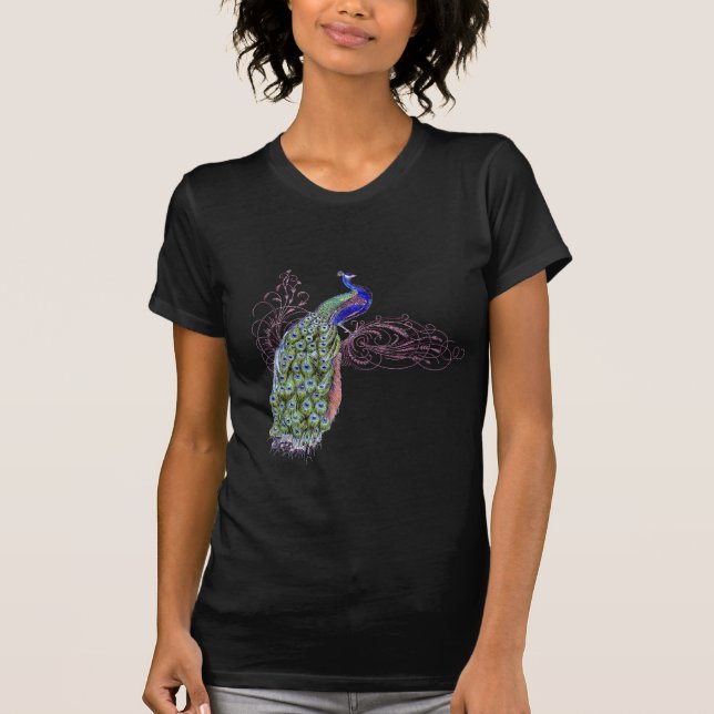 Vintage Peacock T-Shirt (Front)