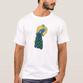 Vintage Peacock Tattoo T-Shirt