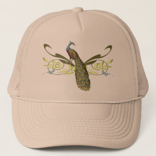 Vintage Peacock Trucker Hat