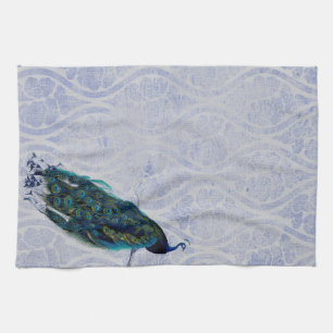Vintage Peacok Tea Towel
