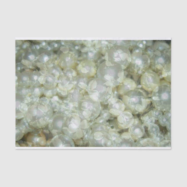 Vintage Peals and Petals Tissue Paper (Front)