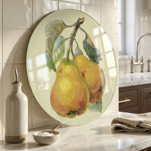 Vintage Pears - French Country Home Decor Cutting Board