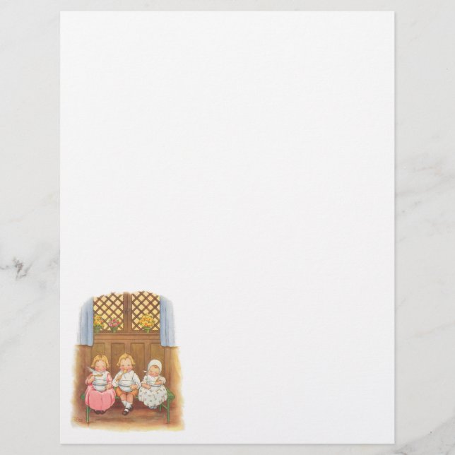 Vintage Pease Porridge Hot Childrens Nursery Rhyme (Front)