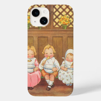 Vintage Pease Porridge Hot Childrens Nursery Rhyme Case-Mate iPhone 14 Case
