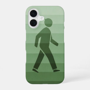 Vintage Pedestrian Icon iPhone 16 Case