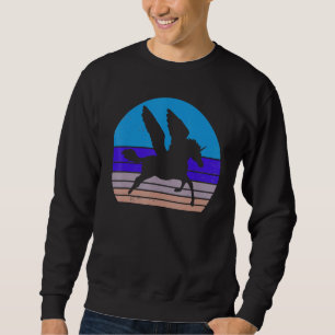 Vintage Pegasus Retro Pegasus Silhouette 60s 70s S Sweatshirt