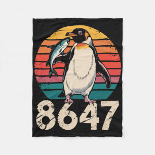 Vintage Penguin 86 47 Protest - 8647 Penguin Anti Fleece Blanket