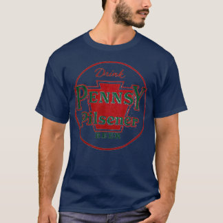 Vintage Pennsy Pilsener Moose Brewing Co Roscoe Pe T-Shirt