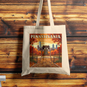 Vintage Pennsylvania Tote Bag