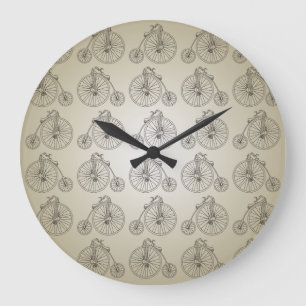 Vintage Penny Farthing Bicycle Wall Clock