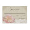 Vintage Peony and Lace Wedding Response Card