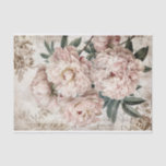 Vintage Peony Shabby Wallpaper Decoupage Tissue Paper<br><div class="desc">Step into a realm of vintage elegance with our Vintage Peony Shabby Wallpaper Decoupage Tissue Paper. Each sheet boasts a charming array of peony blooms set against a backdrop of antique wallpaper, reminiscent of bygone eras. Infuse your crafting projects with the timeless allure of yesteryear as you incorporate the delicate...</div>