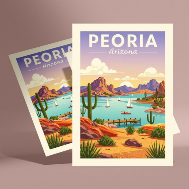 Vintage Peoria Arizona Postcard (Creator Uploaded)
