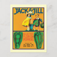 Vintage Peppers Food Product Label