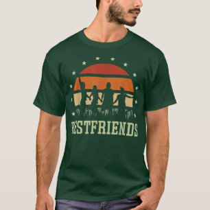 Vintage Perfect Matching Cute Friendship Bestfrien T-Shirt