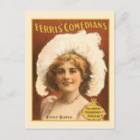 Vintage Performing Arts Poster Ferris Comedians