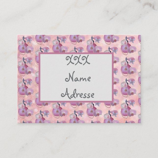 vintage perfume business card (Front)