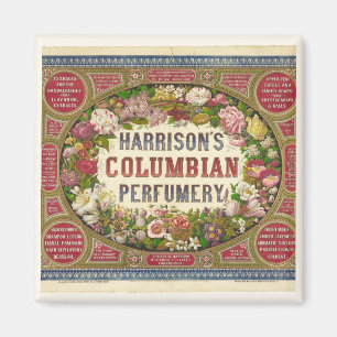 Vintage Perfume Label Magnet