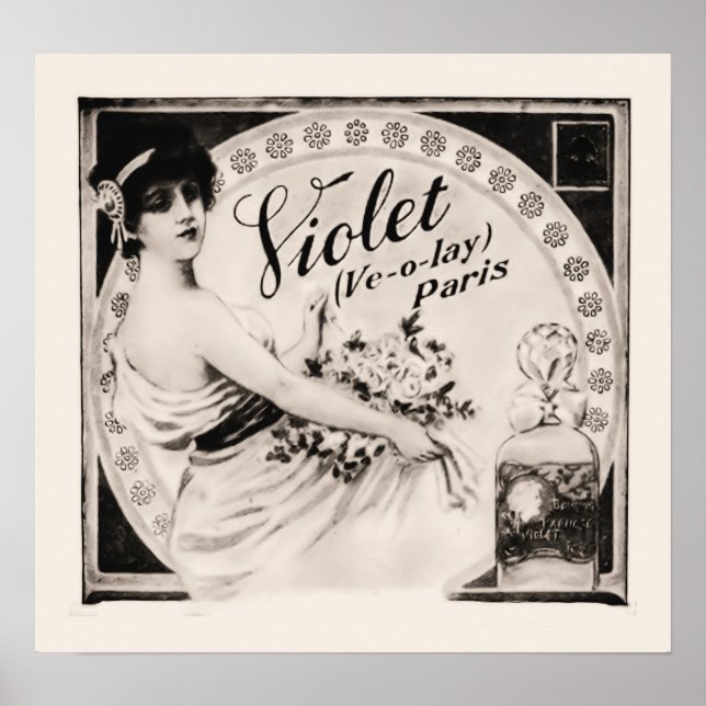 Vintage Perfume Poster (Front)
