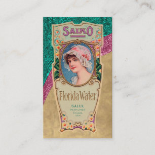 Vintage Perfume Poster Business Card