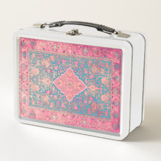 Vintage Persian Metal Lunch Box