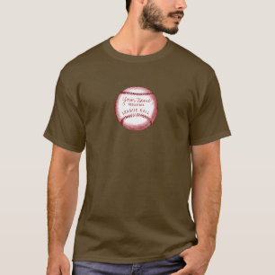 Vintage Personalised Baseball T-Shirt