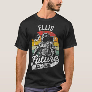 Vintage Personalised Ellis Future astronaut Space T-Shirt