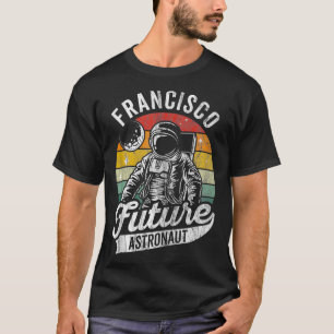 Vintage Personalised Francisco Future astronaut Sp T-Shirt