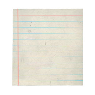 Vintage Personalised Memo Pad with Business Lines