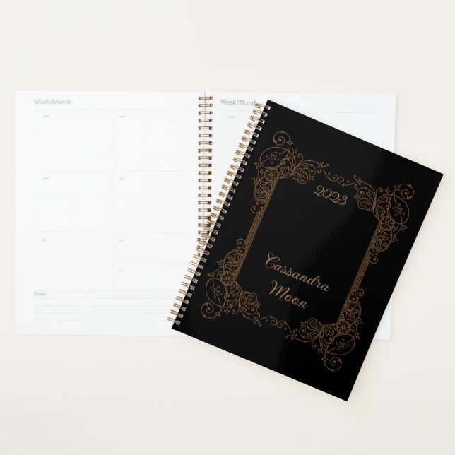 Vintage Personalised Romantic Steampunk Fairytale Planner (Display)