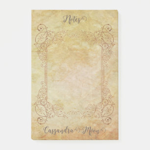 Vintage Personalised Romantic Steampunk Fairytale Post-it Notes