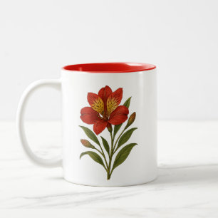 Vintage Peruvian Two-Tone Coffee Mug