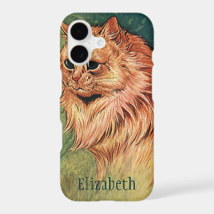 Vintage Pet Animals, Long Haired Orange Cat